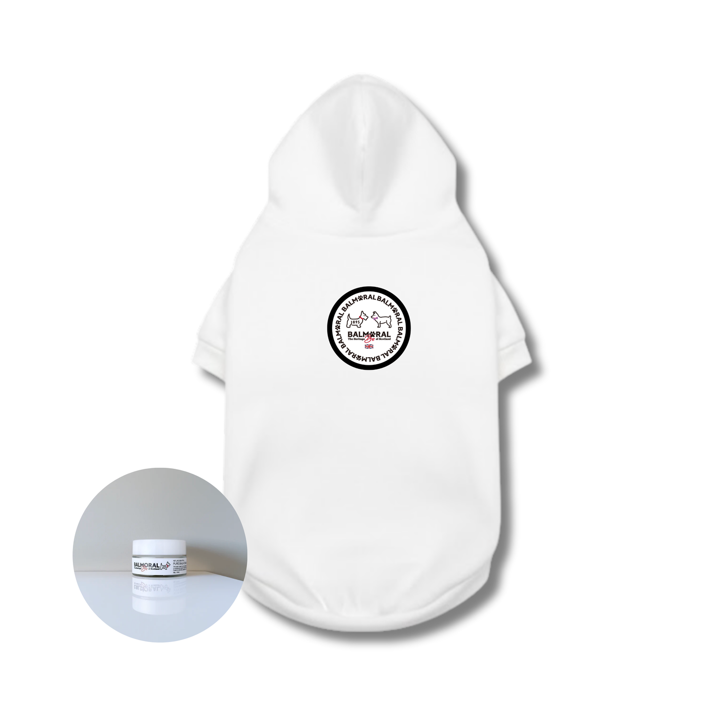 男色ディーノとハク×BMドッグウェア / パーカー（M〜2XL）+PURE BALM セット