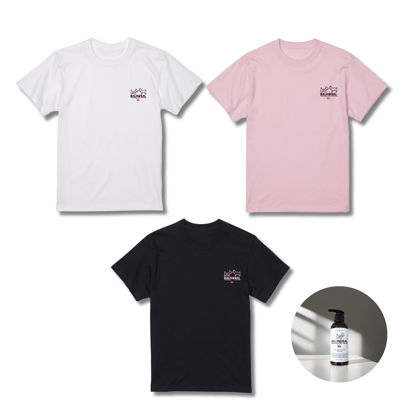 男色ディーノとハク×BMオーナー用 / ユニセックスTシャツ（S〜2XL）+PURE WASH SHAMPOOセット
