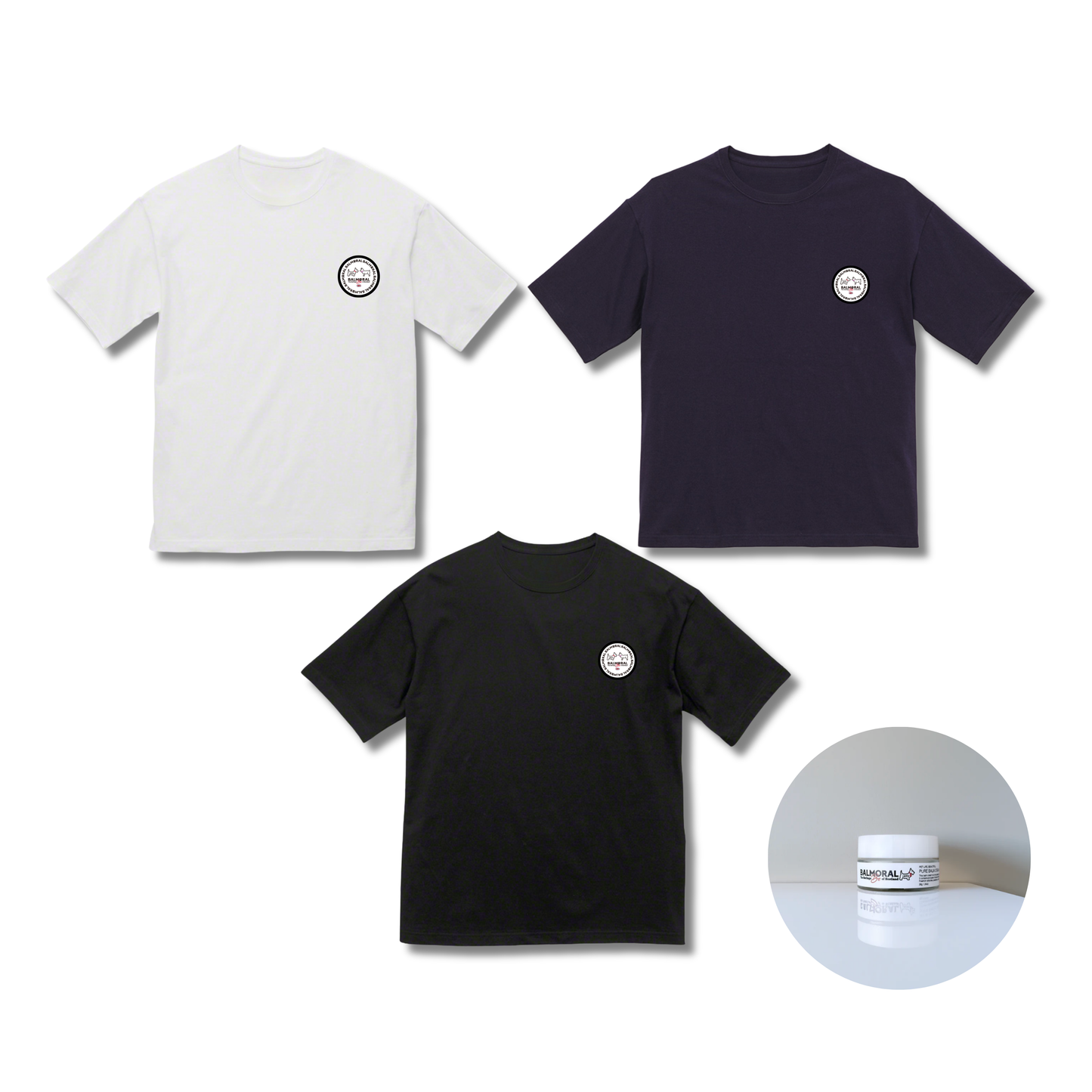 男色ディーノとハク×BMオーナー用 / BigシルエットTシャツ（S〜XL）+PURE BALM セット