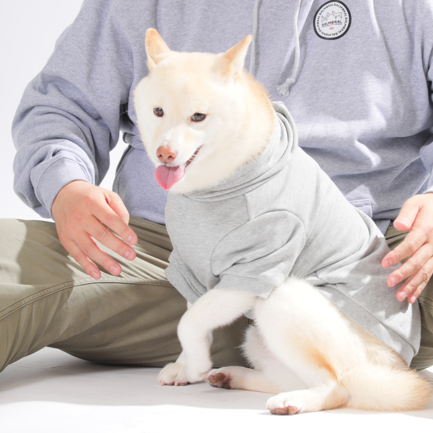 男色ディーノとハク×BMドッグウェア / パーカー（M〜2XL）+PURE WASH SHAMPOOセット