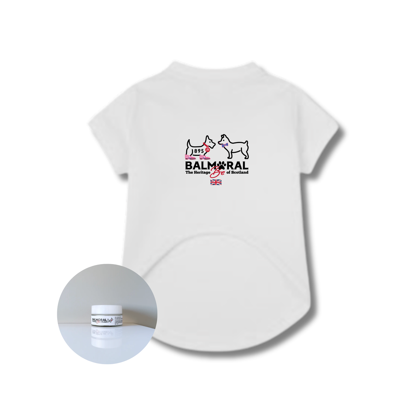男色ディーノとハク×BM ドッグウェア / Tシャツ（S〜3XL）+PURE BALM セット