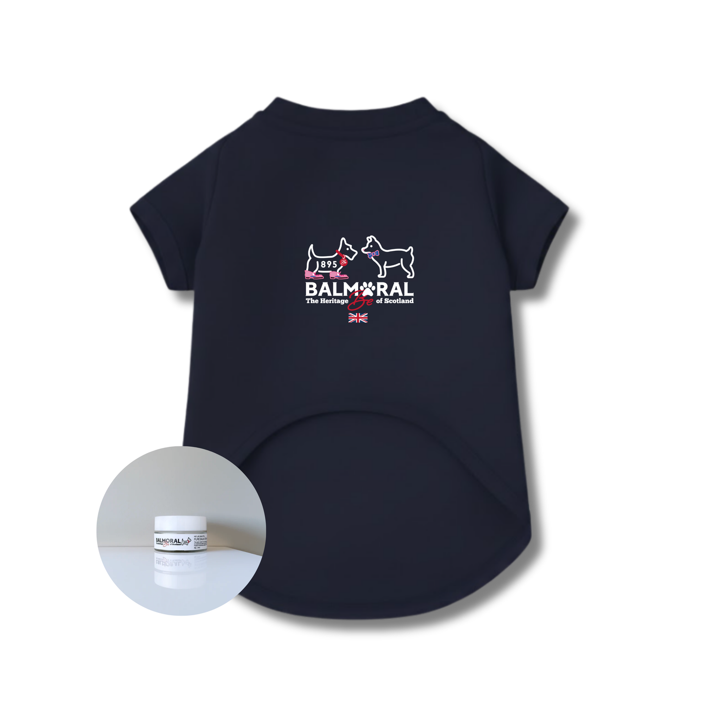 男色ディーノとハク×BM ドッグウェア / Tシャツ（S〜3XL）+PURE BALM セット