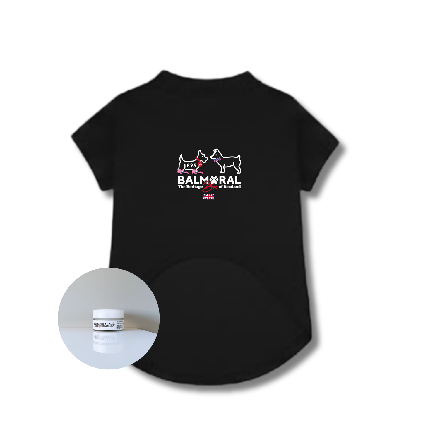 男色ディーノとハク×BM ドッグウェア / Tシャツ（S〜3XL）+PURE BALM セット