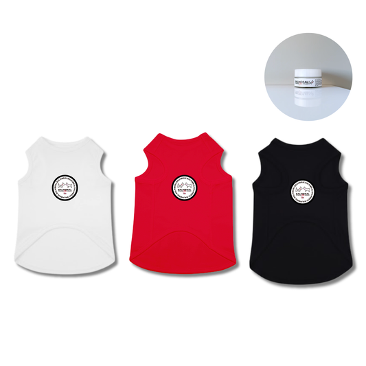 男色ディーノとハク×BMドッグウェア / タンクトップ（S〜3XL）+PURE BALM セット