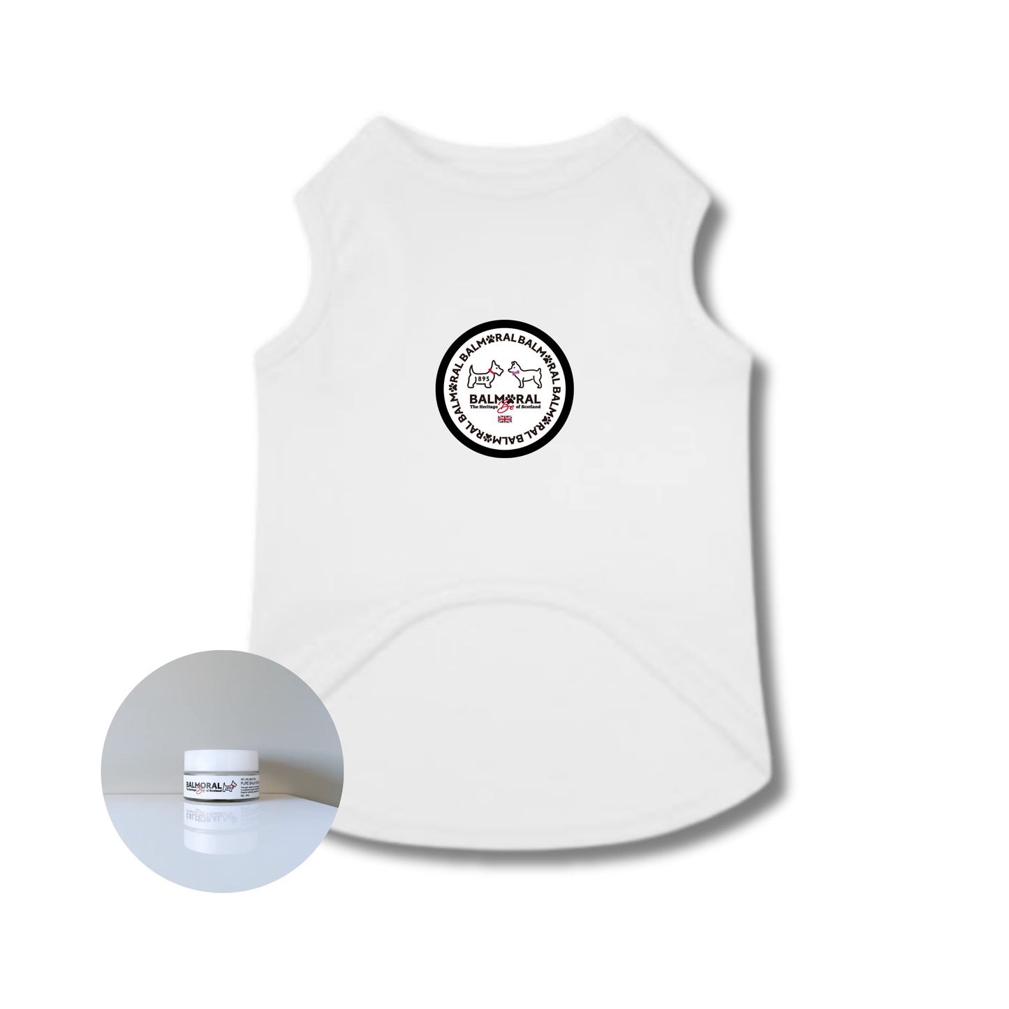 男色ディーノとハク×BMドッグウェア / タンクトップ（S〜3XL）+PURE BALM セット